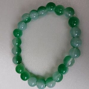 FASHION Bracelet Glass Beads  AQUA